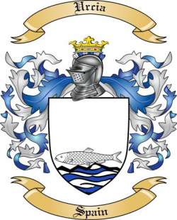 Urcia Family Crest from Spain