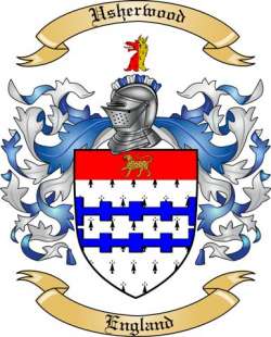 Usherwood Family Crest from England
