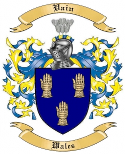 Vain Family Crest from Wales