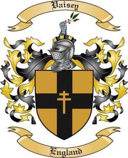 Vaisey Family Crest from England