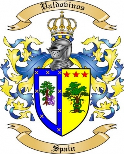 Valdovinos Family Crest from Spain