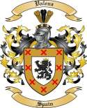 Valenz Family Crest from Spain