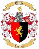 Vanner Family Crest from England