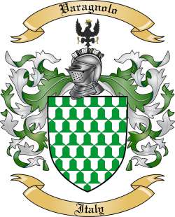 Varagnolo Family Crest from Italy
