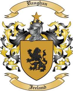 Vaughan Family Crest from Ireland