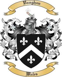 Vaughan Family Crest from Wales2