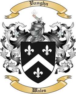 Vaughn Family Crest from Wales2