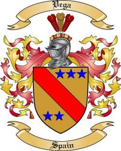 Vega Family Crest from Spain