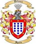 Velasco Family Crest from Spain
