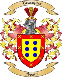 Velazquez Family Crest from Spain2