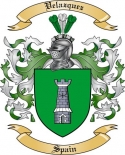 Velazquez Family Crest from Spain3
