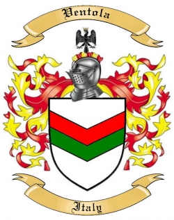 Ventola Family Crest from Italy