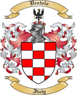 Ventolo Family Crest from Italy