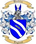 Ventrice Family Crest from England
