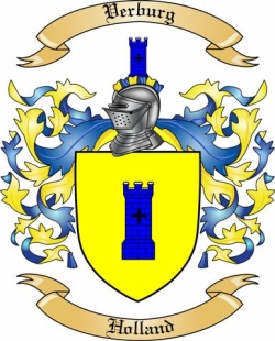 Verburg Family Crest from Holland