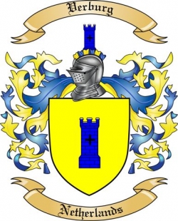 Verburg Family Crest from Netherlands
