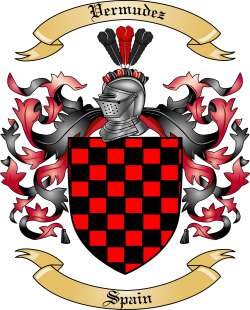 Vermudez Family Crest from Spain2