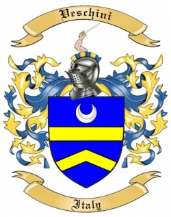 Veschini Family Crest from Italy