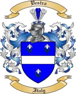 Vestra Family Crest from Italy