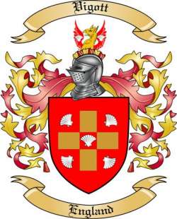 Vigott Family Crest from England
