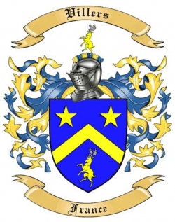 Villers Family Crest from France