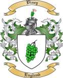 Viney Family Crest from England