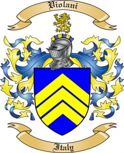 Violani Family Crest from Italy