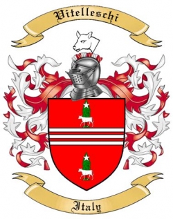 Vitelleschi Family Crest from Italy