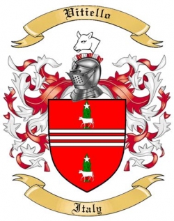Vitiello Family Crest from Italy