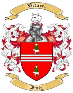 Vitucci Family Crest from Italy