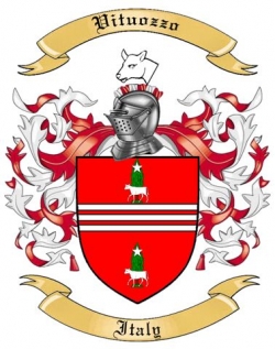 Vituozzo Family Crest from Italy