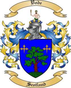 Vode Family Crest from Scotland