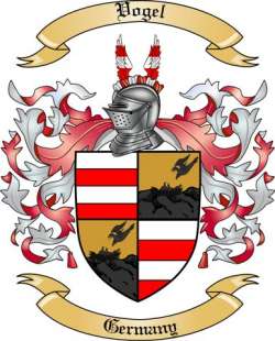 Vogel Family Crest from Germany