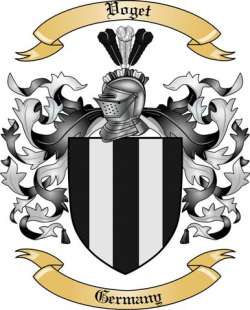 Voget Family Crest from Germany