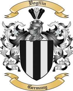 Vogtlin Family Crest from Germany