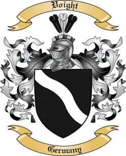 Voight Family Crest from Germany2