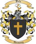Volz Family Crest from Germany