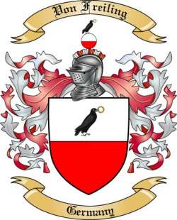 Von Freiling Family Crest from Germany