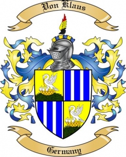 Von Klaus Family Crest from Germany