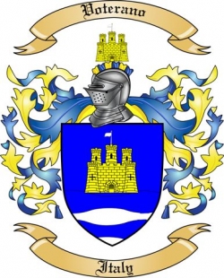 Voterano Family Crest from Italy