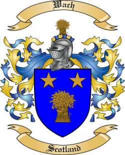 Wach Family Crest from Scotland