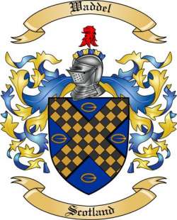 Waddel Family Crest from Scotland