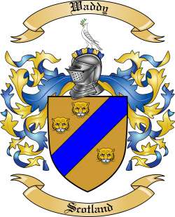 Waddy Family Crest from Scotlland