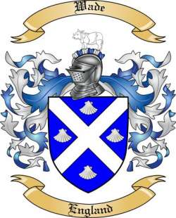 Wade Family Crest from England