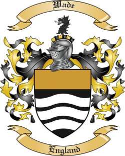 Wade Family Crest from England2