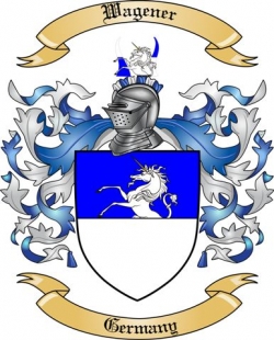 Wagener Family Crest from Germany