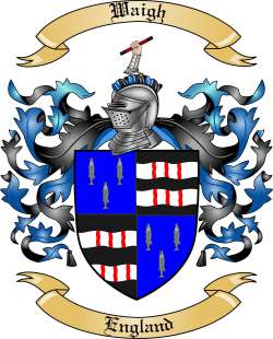 Waigh Family Crest from England