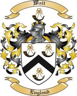 Wait Family Crest from England