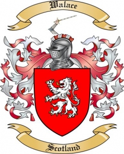 Walace Family Crest from Scotland