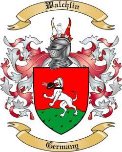 Walchlin Family Crest from Germany